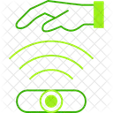 Sensor De Mano Antirrobo Biometrico Icono
