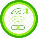 Sensor De Mano Antirrobo Biometrico Icono