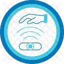 Sensor De Mano Antirrobo Biometrico Icono