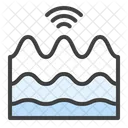 Sensor de ondas  Ícone