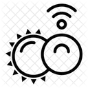 Sensor Meteorologico Sol Clima Ícone