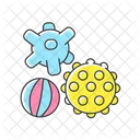 Sensorisch Ball Strukturiert Symbol