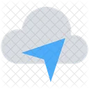 Cloud Computing Sent Icon