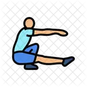 Pistola Sentadillas Fitness Icono