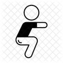 Sentadillas Icono