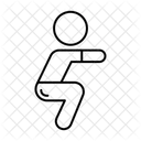 Sentadillas  Icono