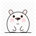Sentarse Kawaii Lindo Icono