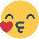 Sentimientos Del Corazon Amoroso Sonriente Icono