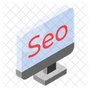 Seo Optimization Monitor Icon