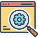 Seo Webpage Browser Icon