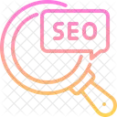 Seo Magnifying Glass Marketing Icon