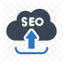Seo Upload Cloud Icon