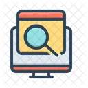 Seo Magnifier Search Icône