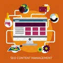 Seo Content Management Icon