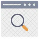 Seo Search Web Page Icon