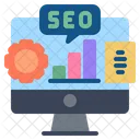 Seo Website Seo And Web Computer Magnifier Icon