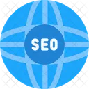 Seo Globe Internet Icon