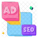 Seo Advertising Seo Ad Seo Content Icon