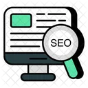 SEO Otimizacao De Mecanismos De Busca Analise De SEO Ícone