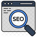 SEO Optimizacion De Motores De Busqueda Analisis SEO Icon