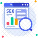 Seo Analysis Analytics Report Icon