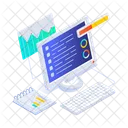 Seo Analysis Metrics Report Icon