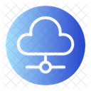 Seo And Web Cloud Computing Data Storage Icon