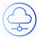 Seo And Web Cloud Computing Data Storage Icon