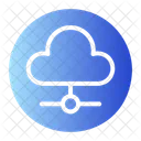 Seo And Web Cloud Computing Data Storage Icon