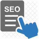 SEO Web Archivo Icono