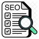 Seo Audit List Analysis Checklist Icon