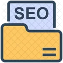 Carpeta de archivos seo  Icono