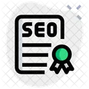 Seo Certificated Icon