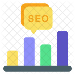 Gráfico de SEO  Icono