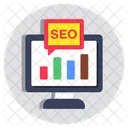 Seo Chart Seo Graph Seo Analytics Icon