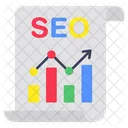 Seo Chart Seo Graph Seo Analytics Icon