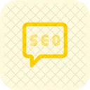 Seo Chat Seo Message Speech Bubble Icon
