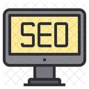 Seo Computer Seo Monitor Seo Computer Icon