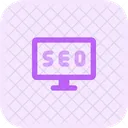 Seo Computer Seo Desktop Online Seo Icon