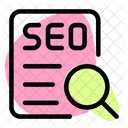 Seo Data Search Search Seo File Find Seo File Icon
