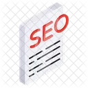 SEO Datei Dokument Doc Symbol