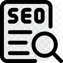 SEO Datensuche SEO Datei Suchen SEO Datei Finden Symbol