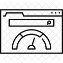 Desempenho De SEO Analise Da Web Estatisticas Do Site Ícone