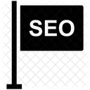 Seo Flag Finish Icon