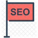 SEO Flagge Fertig Symbol