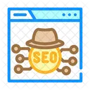 Hat Seo Web Icon