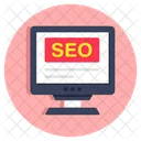 Seo Search Engine Optimization Optimizational Research Icon