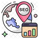 Localização seo  Ícone