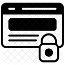 Seo Lock  Symbol