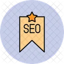 Marcador de SEO  Icono